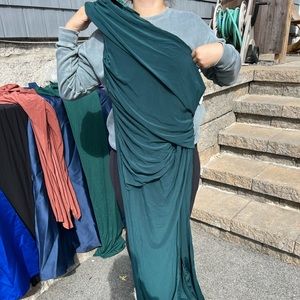 Forest Green Gorgeous Gown Selling for $25 (Original Price is $50) New - Tags on